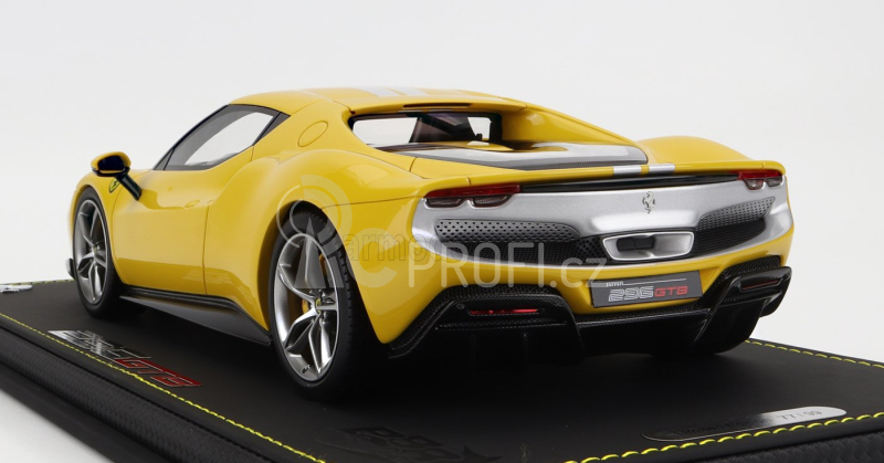 Bbr-models Ferrari 296 Gtb Assetto Fiorano 2022 1:18, žlutá