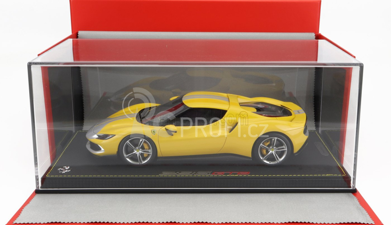 Bbr-models Ferrari 296 Gtb Assetto Fiorano 2022 1:18, žlutá