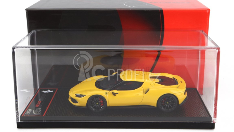 Bbr-models Ferrari 296 Gtb Hybrid 830hp V6 2021 1:43 Giallo Modena - Žlutá