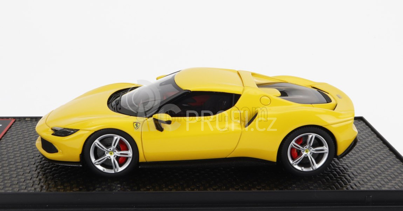 Bbr-models Ferrari 296 Gtb Hybrid 830hp V6 2021 1:43 Giallo Modena - Žlutá