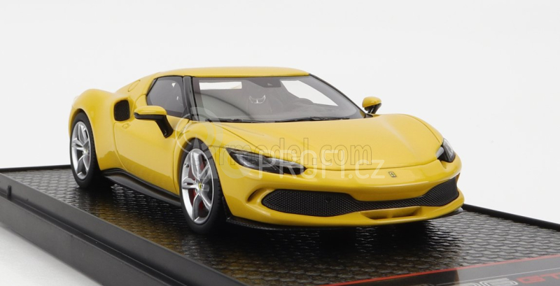 Bbr-models Ferrari 296 Gtb Hybrid 830hp V6 2021 1:43 Giallo Modena - Žlutá