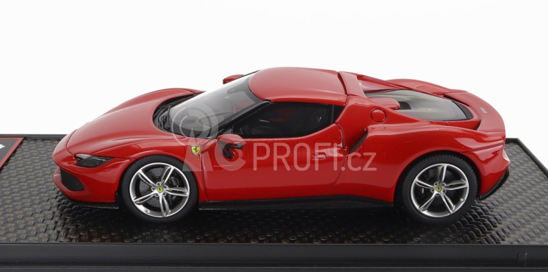 Bbr-models Ferrari 296 Gtb Hybrid 830hp V6 2021 1:43 Rosso Corsa 322 - Červená