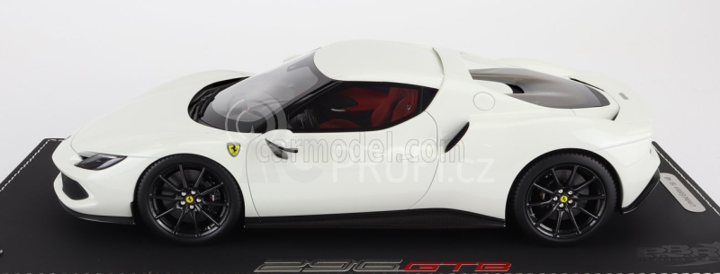 Bbr-models Ferrari 296 Gtb Hybrid 830hp V6 2021 1:18, bílá