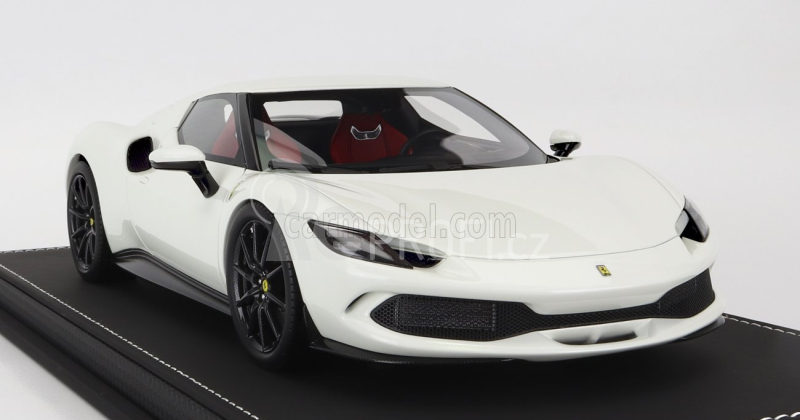 Bbr-models Ferrari 296 Gtb Hybrid 830hp V6 2021 1:18, bílá