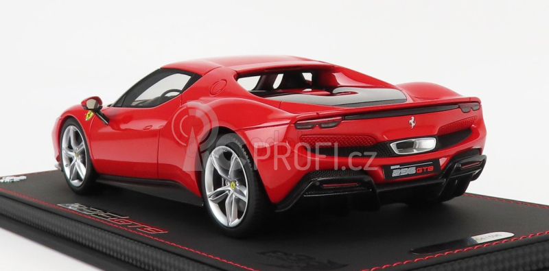 Bbr-models Ferrari 296 Gtb Hybrid 830hp V6 2021 1:18, červená