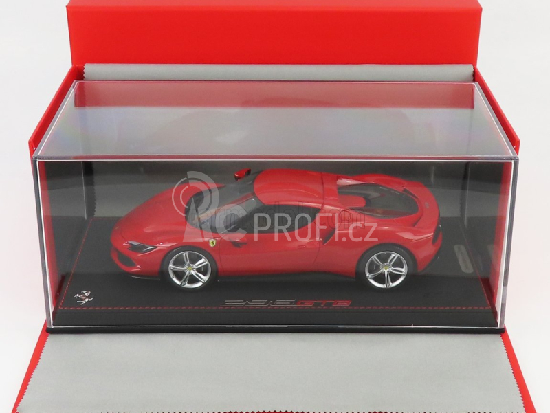 Bbr-models Ferrari 296 Gtb Hybrid 830hp V6 2021 1:18, červená