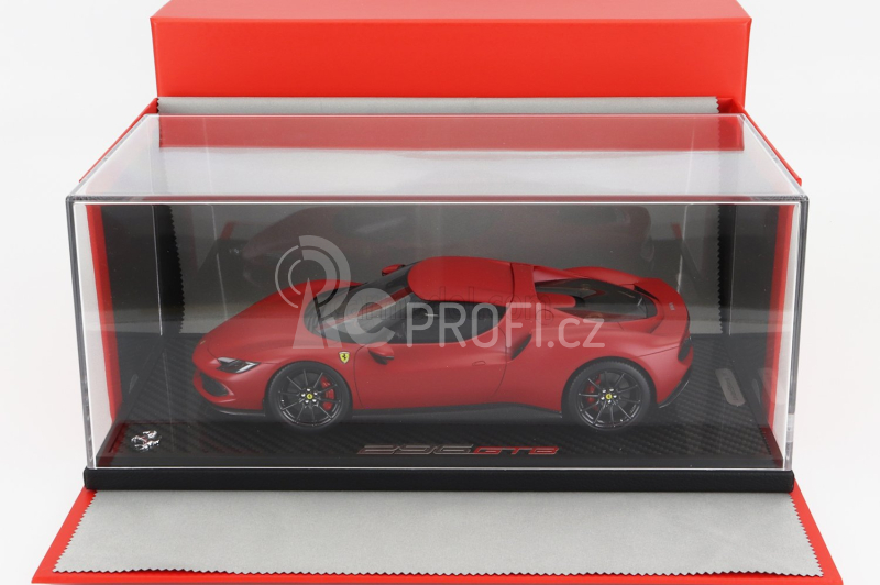 Bbr-models Ferrari 296 Gtb Hybrid 830hp V6 2021 1:18, matná červená