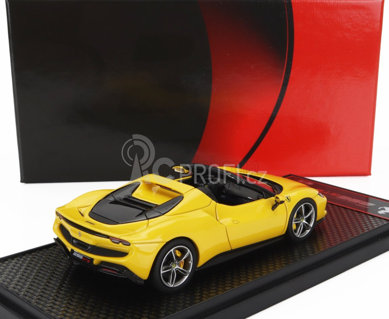 Bbr-models Ferrari 296 Gts Spider 2022 1:43 Giallo Modena - Žlutá