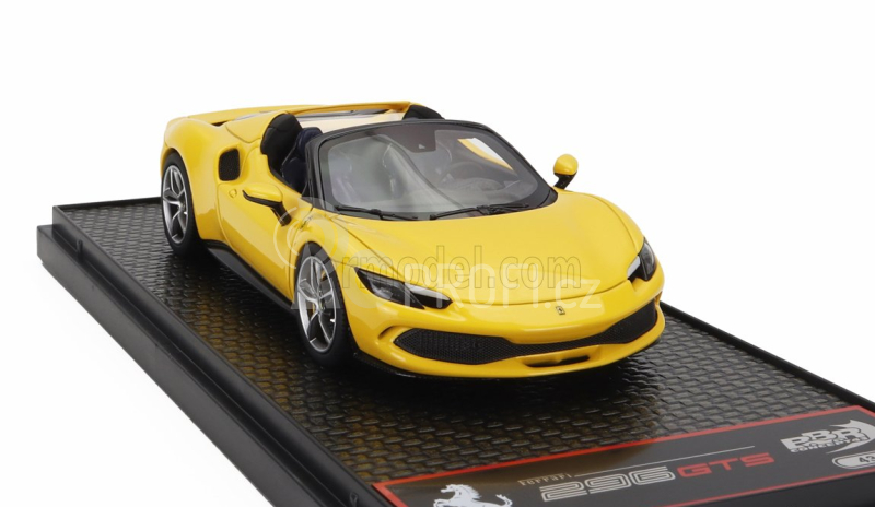 Bbr-models Ferrari 296 Gts Spider 2022 1:43 Giallo Modena - Žlutá