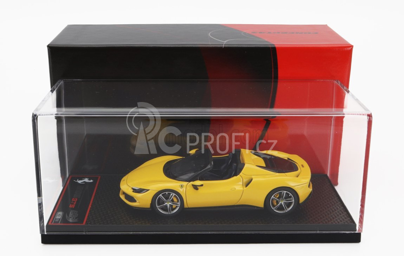 Bbr-models Ferrari 296 Gts Spider 2022 1:43 Giallo Modena - Žlutá