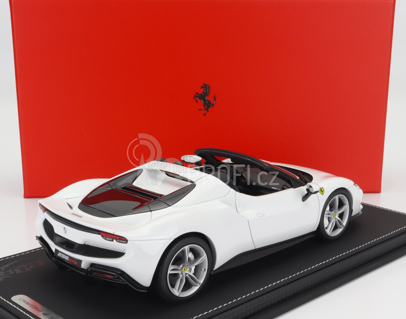 Bbr-models Ferrari 296 Gts Spider 2022 1:18, bílá