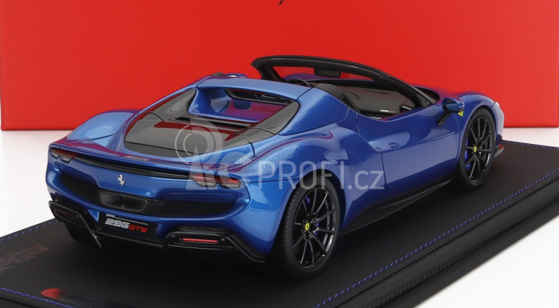 Bbr-models Ferrari 296 Gts Spider 2022 1:18, modrá