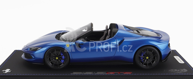 Bbr-models Ferrari 296 Gts Spider 2022 1:18, modrá