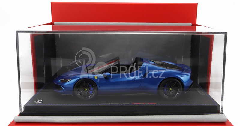 Bbr-models Ferrari 296 Gts Spider 2022 1:18, modrá