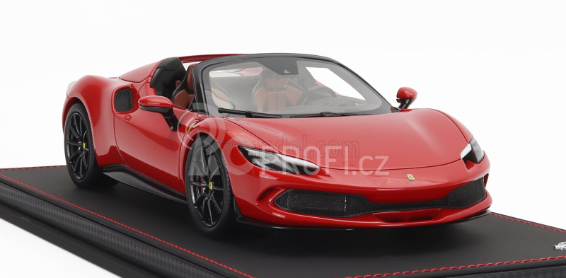 Bbr-models Ferrari 296 Gts Spider 2022 1:18, červená