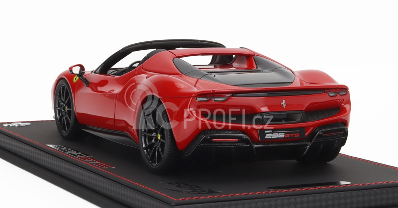 Bbr-models Ferrari 296 Gts Spider 2022 1:18, červená