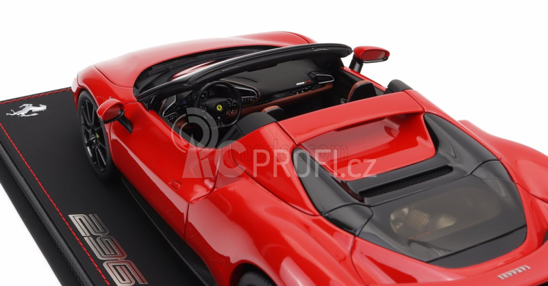 Bbr-models Ferrari 296 Gts Spider 2022 1:18, červená