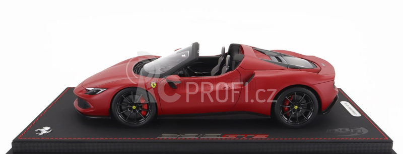 Bbr-models Ferrari 296 Gts Spider 2022 1:18, matná červená