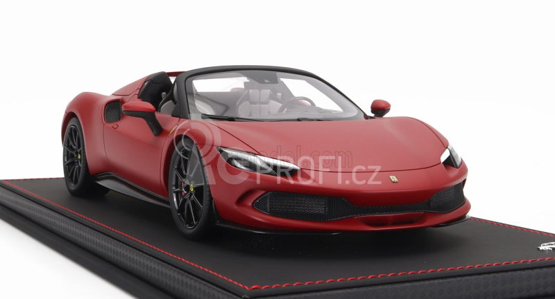 Bbr-models Ferrari 296 Gts Spider 2022 1:18, matná červená