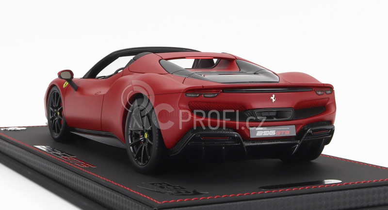Bbr-models Ferrari 296 Gts Spider 2022 1:18, matná červená