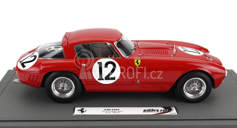 Bbr-models Ferrari 340mm 4.5l V12 S/n0318 Team Scuderia Ferrari N 12 1:18