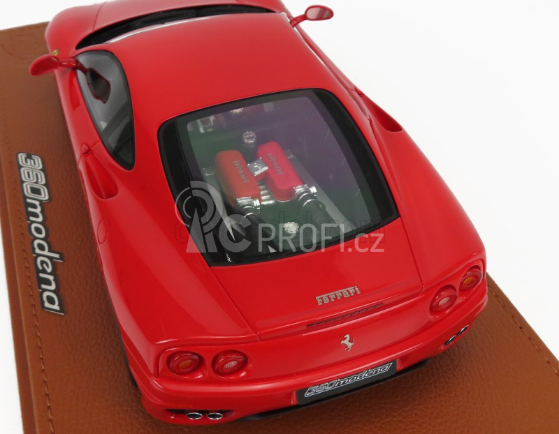 Bbr-models Ferrari 360 Modena 1999 - F1 Gear Box 1:18, červená