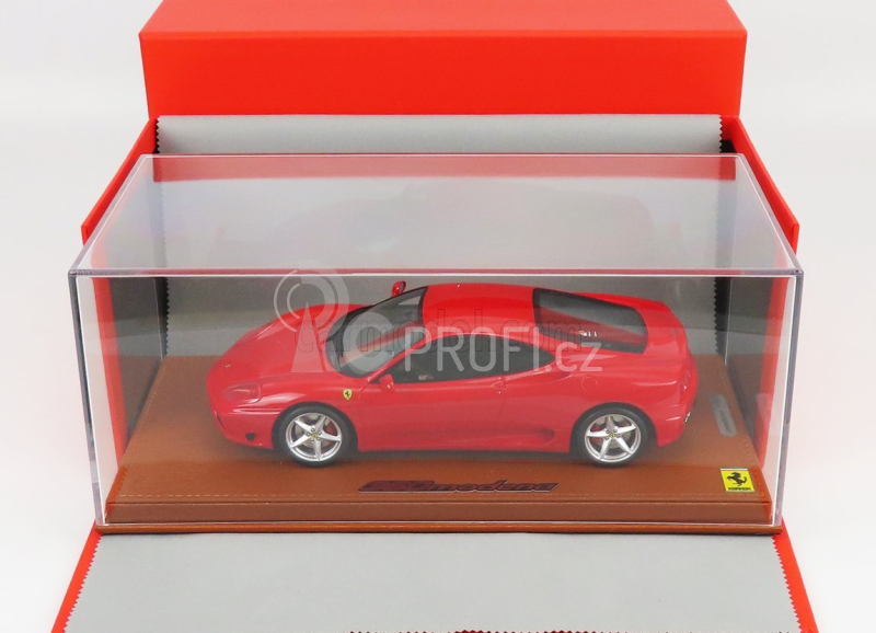 Bbr-models Ferrari 360 Modena 1999 - F1 Gear Box 1:18, červená