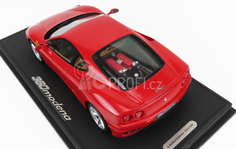 Bbr-models Ferrari 360 Modena 1999 - F1 Gear Box 1:18, červená
