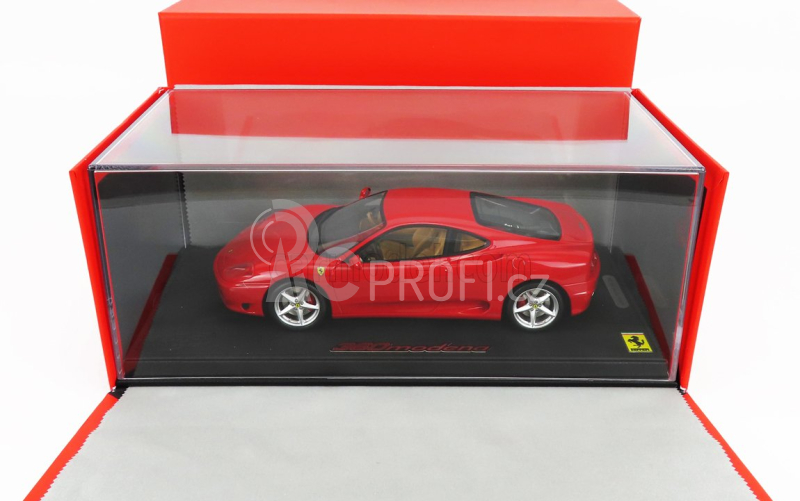 Bbr-models Ferrari 360 Modena 1999 - F1 Gear Box 1:18, červená