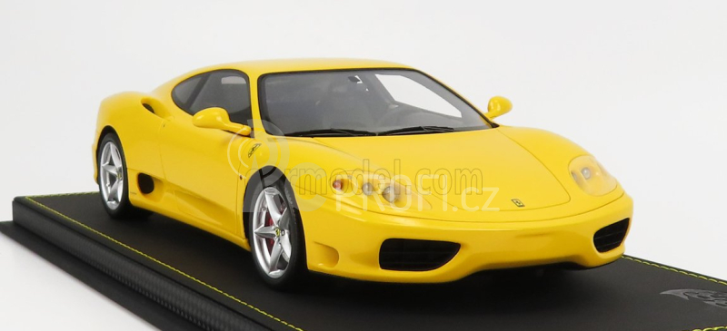 Bbr-models Ferrari 360 Modena 1999 - F1 Gear Box 1:18, žlutá