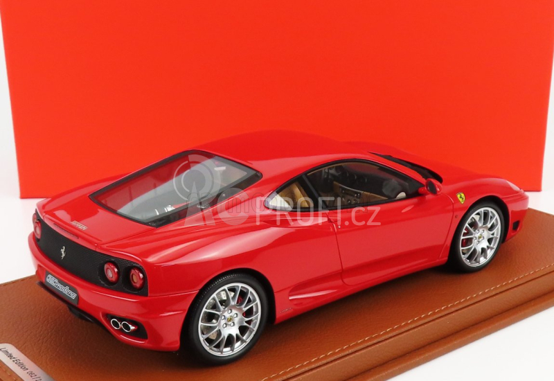 Bbr-models Ferrari 360 Modena F1 Gear Box Challenger Grill 1999 1:18, červená