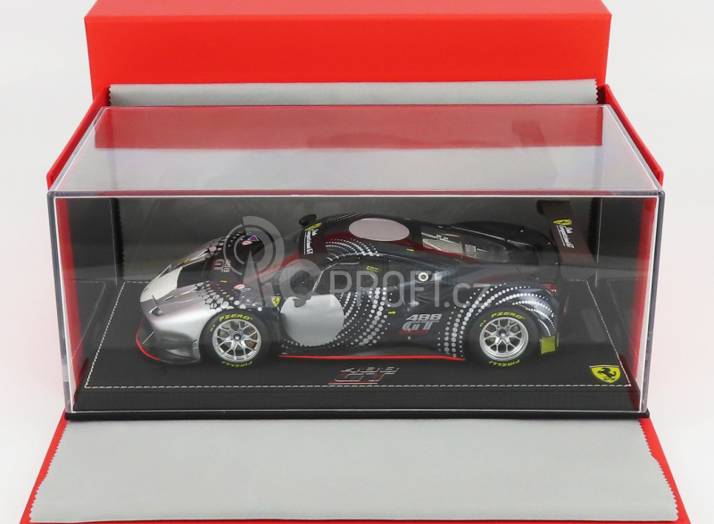 Bbr-models Ferrari 488 Gt Modificata Club Competizioni Gt 2020 1:18, stříbrná