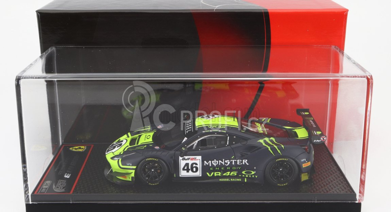 Bbr-models Ferrari 488 Gt3 3.9l Turbo V8 Team Kessel Racing Vr46 N 46 1:43