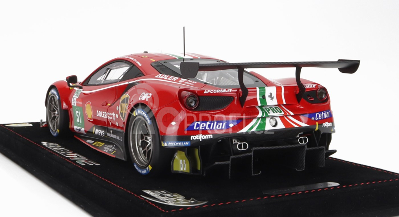 Bbr-models Ferrari 488 Gte 3.9l Turbo V8 Team Af Corse N 51 1:18, červená