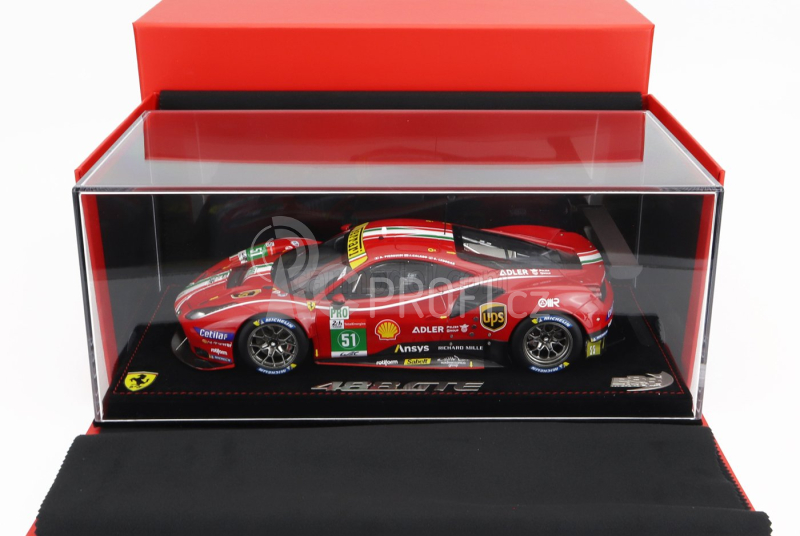Bbr-models Ferrari 488 Gte 3.9l Turbo V8 Team Af Corse N 51 1:18, červená