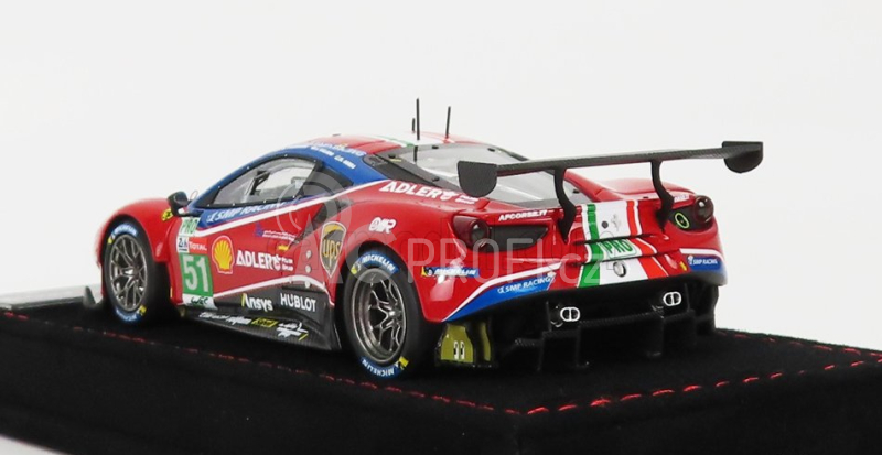 Bbr-models Ferrari 488 Gte Evo 3.9l Turbo V8 Team Af Corse N 51 1:43, červená