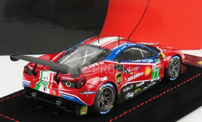 Bbr-models Ferrari 488 Gte Evo 3.9l Turbo V8 Team Af Corse N 71 1:43, červená