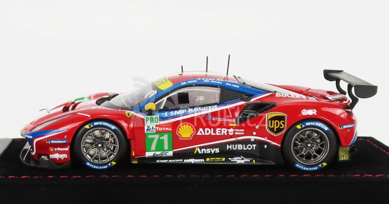 Bbr-models Ferrari 488 Gte Evo 3.9l Turbo V8 Team Af Corse N 71 1:43, červená