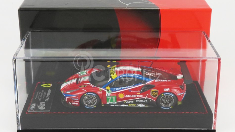 Bbr-models Ferrari 488 Gte Evo 3.9l Turbo V8 Team Af Corse N 71 1:43, červená