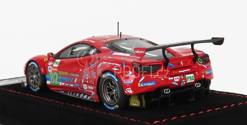 Bbr-models Ferrari 488 Gte Evo 3.9l Turbo V8 Team Risi N 82 1:43, červená