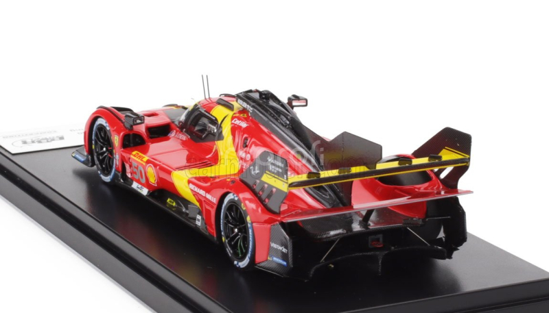 Bbr-models Ferrari 499p 3.0l Turbo V6 Team Ferrari Af Corse N 50 3rd 1000 Miles Sebring 2023 Antonio Fuoco - Miguel Molina - Nicklas Nielsen 1:43 Červená Žlutá Černá