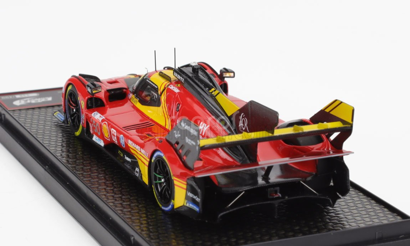 Bbr-models Ferrari 499p 3.0l Turbo V6 Team Ferrari Af Corse N 50 Winner 24h Le Mans 2024 Antonio Fuoco - Miguel Molina - Nicklas Nielsen 1:43 Červená Žlutá Černá