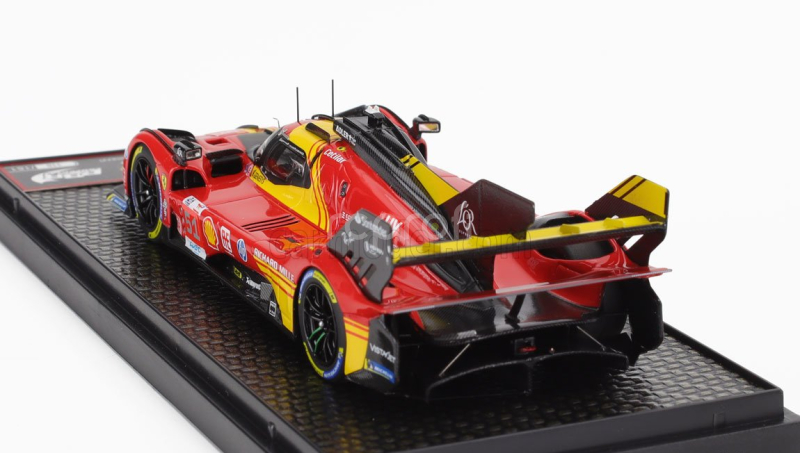 Bbr-models Ferrari 499p 3.0l Turbo V6 Team Ferrari Af Corse N 51 3rd 24h Le Mans 2024 Alessandro Pier Guidi - James Calado - Antonio Giovinazzi 1:43 Červená Žlutá Černá