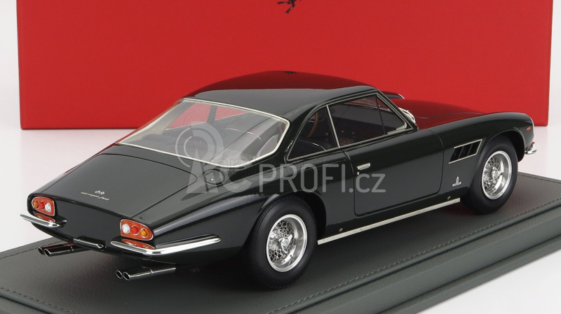 Bbr-models Ferrari 500 Superfast 2 Series Coupe 1965 - Con Vetrina - With Showcase 1:18 Zelená