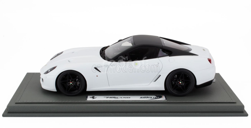 Bbr-models Ferrari 599 Gtb Fiorano 2007 - F1 Gear Box - Cambio F1 - Con Vetrina - With Showcase 1:18 Bianco Opaco - Matná Bílá Černá