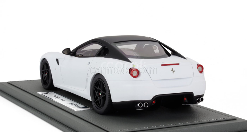 Bbr-models Ferrari 599 Gtb Fiorano 2007 - F1 Gear Box - Cambio F1 - Con Vetrina - With Showcase 1:18 Bianco Opaco - Matná Bílá Černá