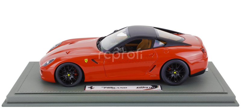 Bbr-models Ferrari 599 Gtb Fiorano 2007 - F1 Gear Box - Cambio F1 - Con Vetrina - With Showcase 1:18 Rosso Corsa - Červená Černá