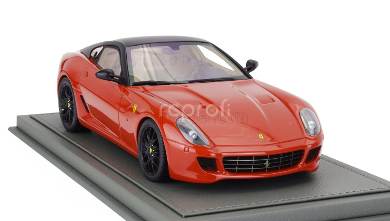 Bbr-models Ferrari 599 Gtb Fiorano 2007 - F1 Gear Box - Cambio F1 - Con Vetrina - With Showcase 1:18 Rosso Corsa - Červená Černá