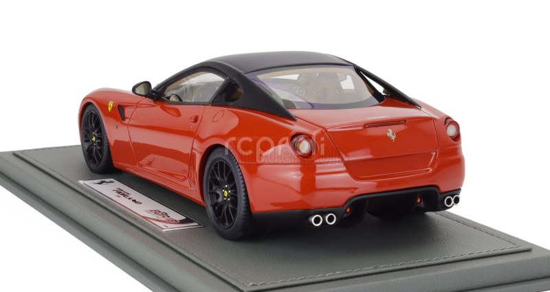 Bbr-models Ferrari 599 Gtb Fiorano 2007 - F1 Gear Box - Cambio F1 - Con Vetrina - With Showcase 1:18 Rosso Corsa - Červená Černá