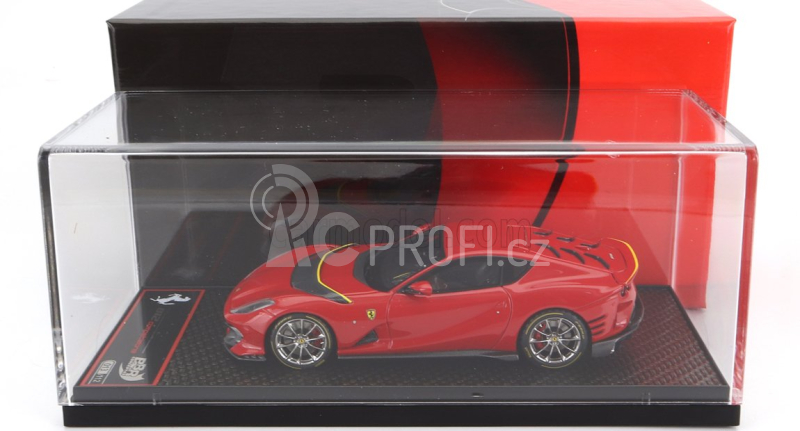 Bbr-models Ferrari 812 Competizione 2021 1:43 Rosso Corsa 322 - Červená